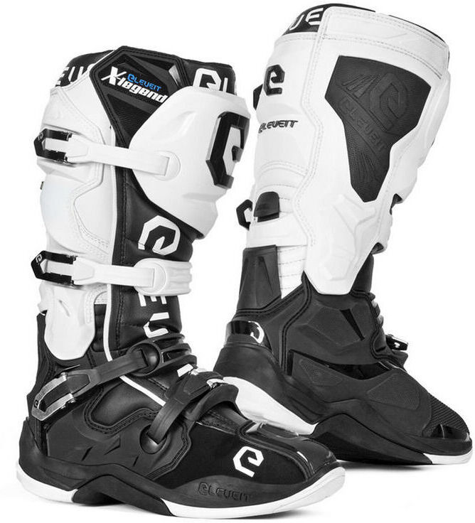 Stivali Moto Cross Enduro Eleveit X-Legend Bianco Nero taglia 40