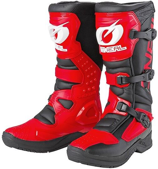 Stivali Moto Cross Enduro Oneal RSX BOOT EU Nero Rosso taglia 46