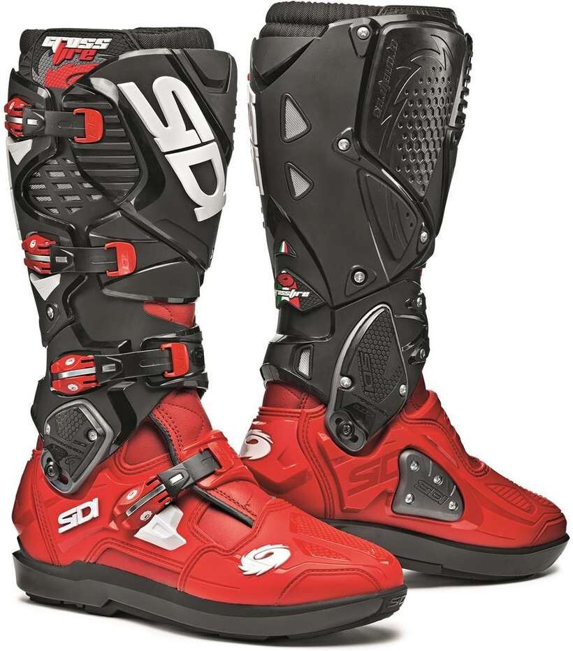 Stivali Moto Cross Enduro Sidi CROSSFIRE 3 SRS Rosso Nero taglia 46