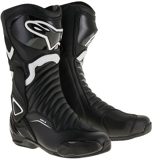 Stivali Moto Racing Alpinestars SMX-6 v2 Nero Bianco taglia 47