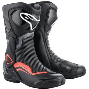 Stivali Moto Alpinestars SMX-6 V2 Fluo Rosso Grigio Nero taglia 37