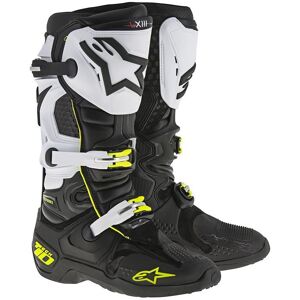 Stivali Moto Cross Enduro Alpinestars TECH 10 Nero Bianco taglia 12