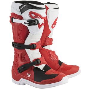 Stivali Moto Cross Enduro Alpinestars Tech 3 Rosso/Bianco taglia 7