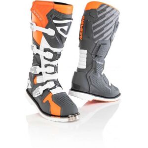 Stivali Moto Cross Enduro CE Acerbis X-RACE Arancio Grigio taglia 46