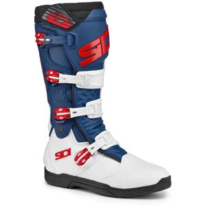 Stivali Moto Off-Road Sidi X POWER SC Bianco Navy Rosso taglia 41