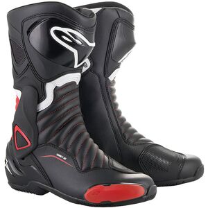 Stivali Moto Racing Alpinestars SMX 6 v2 Nero Rosso taglia 40