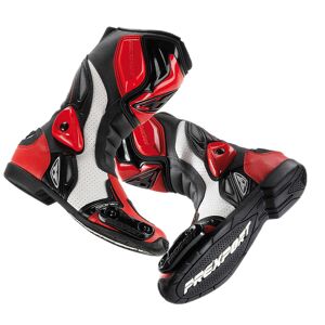 Stivali Moto Racing Prexport Sonic Ventilati Colore Nero Ros taglia 40