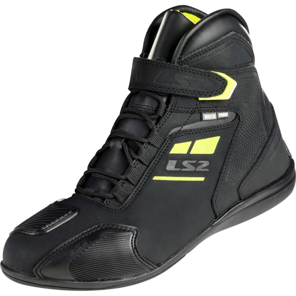 Scarpe Moto Sportive Impermeabili Ls2 GARRA MAN WP Nero H-V taglia 39