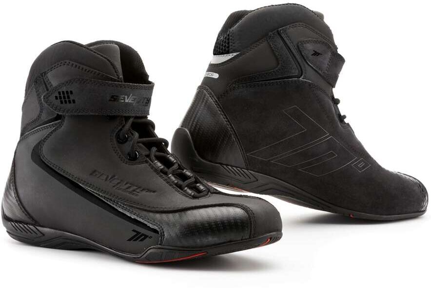 Scarpe Moto Tecniche Seventy BC6 Traspiranti Nere taglia 44