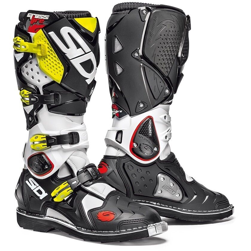 Stivali Moto Cross Enduro Sidi Crossfire 2 Top Gamma Nero-Gi taglia 45