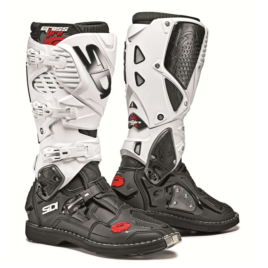 Stivali Moto Cross Enduro Sidi Crossfire 3 Nero Bianco taglia 45