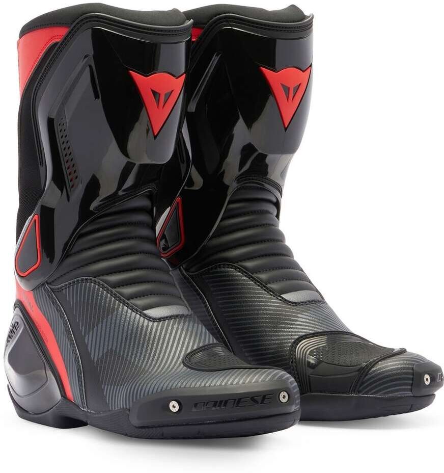 Stivali Moto Racing Dainese NEXUS 2 Nero Lava Rosso Iron Gat taglia 43