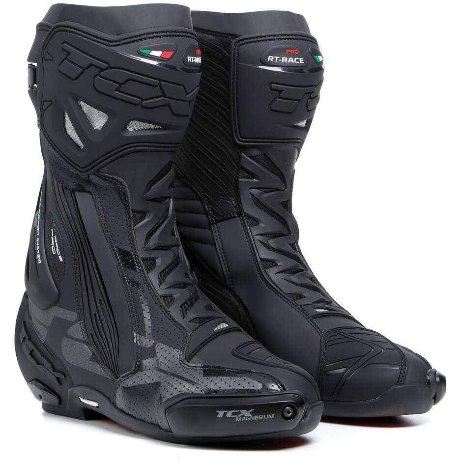 Stivali Moto Racing Tcx RT-RACE PRO AIR Nero Reflex taglia 38