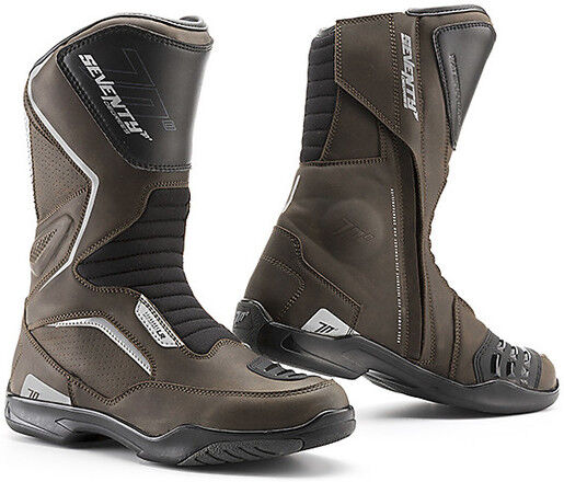 Stivali Moto Turismo Seventy BT2 Waterproof Marrone taglia 42