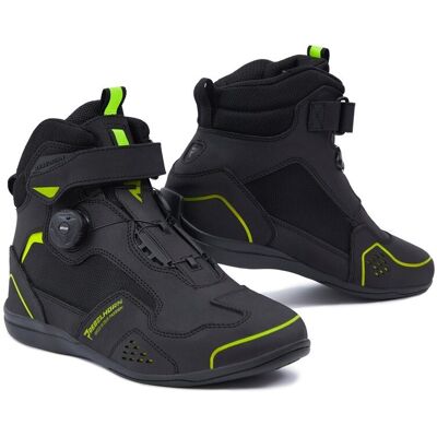 Scarpe Moto Rebelhorn SPARK II Nero Fluo Giallo taglia 37 Scarpe Moto Rebelhorn SPARK II Nero Fluo Giallo taglia 37