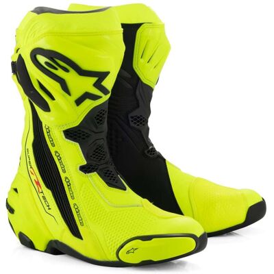 Stivali Moto Alpinestars SUPERTECH R Giallo Fluo Nero taglia 46 Stivali Moto Alpinestars SUPERTECH R Giallo Fluo Nero taglia 46