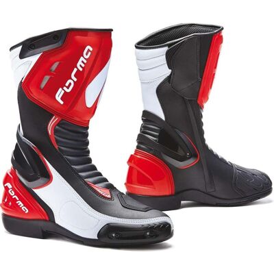 Stivali Moto Racing Forma FRECCIA Nero Bianco Rosso taglia 44 Stivali Moto Racing Forma FRECCIA Nero Bianco Rosso taglia 44