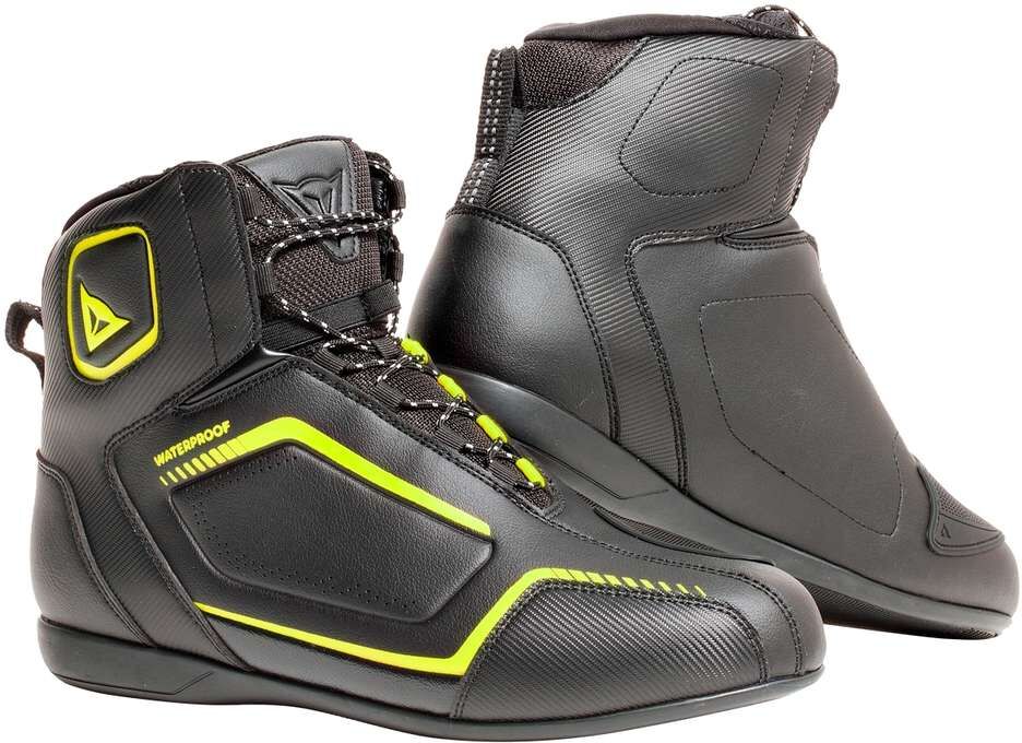 Dainese Scarpe moto tecniche dainese raptors d-wp nero giallo fluo