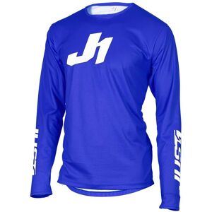 Maglia Bambino Moto Cross Enduro Just1 J-ESSENTIAL SOLID Blu taglia XL