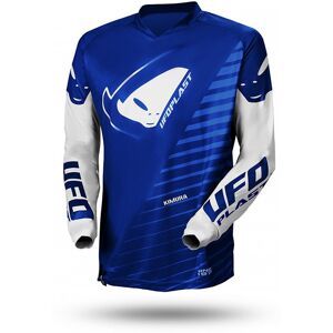 Maglia Bambino Moto Cross Enduro Ufo KIMURA Blu Bianco taglia 5XS