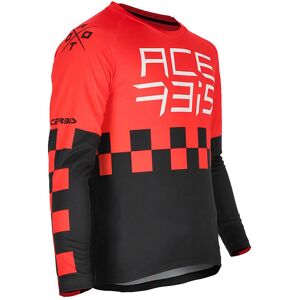 Maglia Moto cross Enduro Bambino Acerbis Mx One J-Kid Rosso taglia L