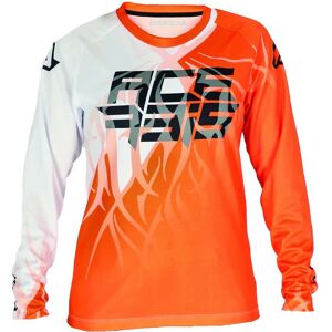 Maglia Moto MTB Bambino Acerbis MX-J KID THREE Arancio Bianc taglia M