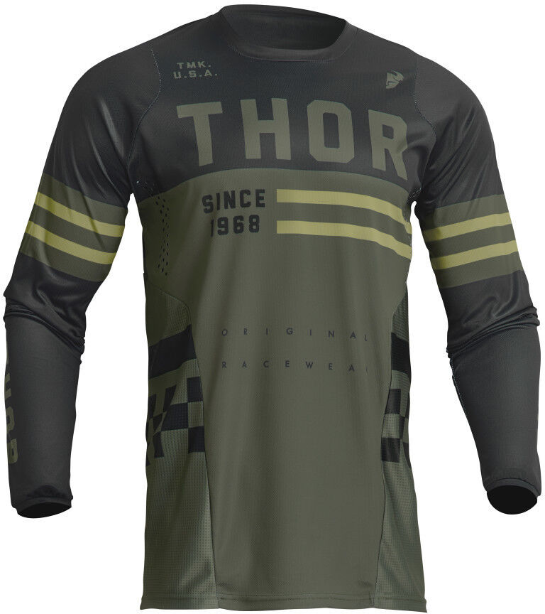 Maglia Moto Cross Enduro Thor JERSEY PULSE Bambino Combat Ve taglia XS