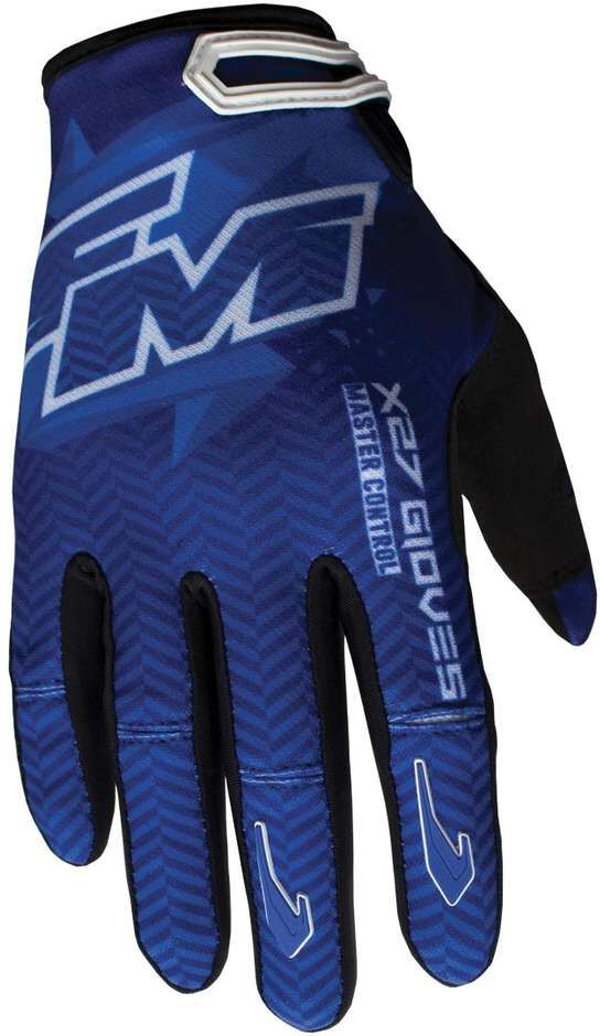 Fm racing Guanti bambino moto cross enduro fm racing x27 hero blu