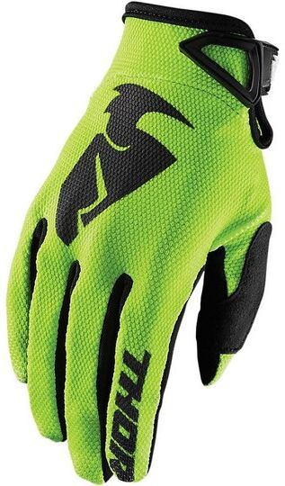 Thor Guanti da bambino moto cross enduro thor sector youth s20 verde acido Thor Guanti da bambino moto cross enduro thor sector youth s20 verde acido