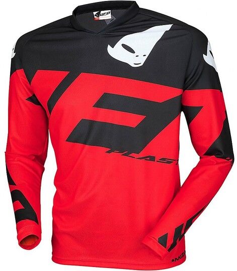 Ufo Maglia da bambino moto cross enduro ufo mizard rosso nero Ufo Maglia da bambino moto cross enduro ufo mizard rosso nero