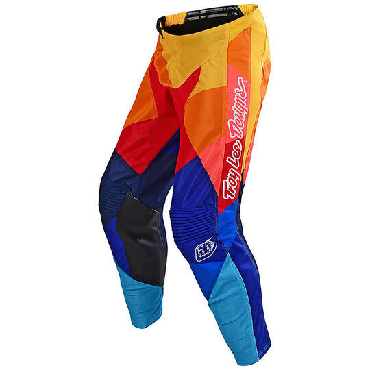 Troy Lee Designs Pantaloni bambino moto cross enduro troy lee designs gp air jet navy arancio