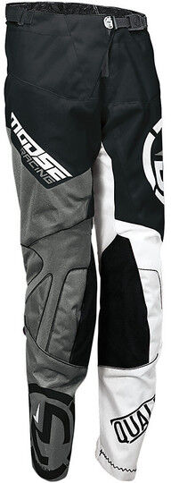 Moose Racing Pantaloni moto cross enduro bambino moose racing qualifier bianco nero Moose Racing Pantaloni moto cross enduro bambino moose racing qualifier bianco nero