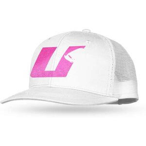 Cappellino Ufo Ventilato Logo Alieno + U Rosa Bianco taglia unica