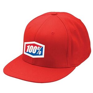 Cappello 100% Essential Rosso taglia S/M