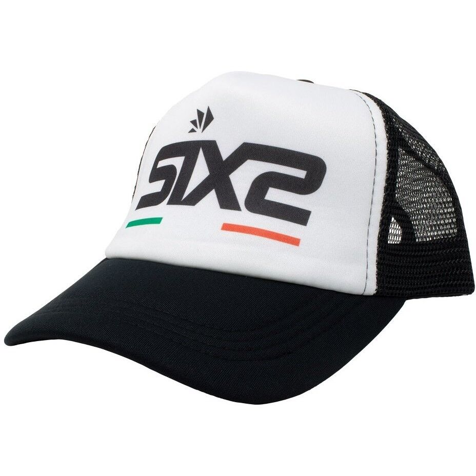 Cappellino Trucker logo SIXS Bianco taglia unica