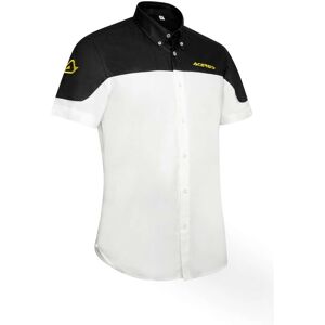 Camicia Casual Acerbis TEAM Bianco Nero taglia 2XL