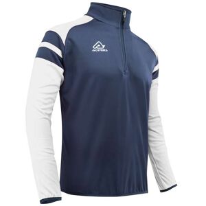 Felpa Mezza Zip Allenamento Acerbis KEMARI Blu Bianco taglia M