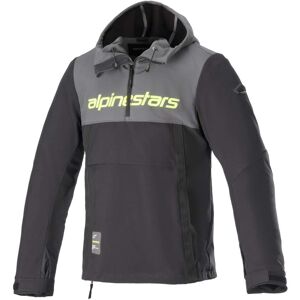 Felpa Moto Casual Alpinestars SHERPA HOODIE Fluo Giallo Nero taglia 2X