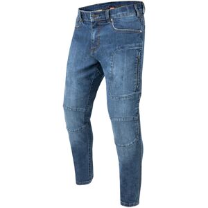 Jeans Moto Rebelhorn RAGE II Tapered Fit Washed Blu - L34 taglia 32