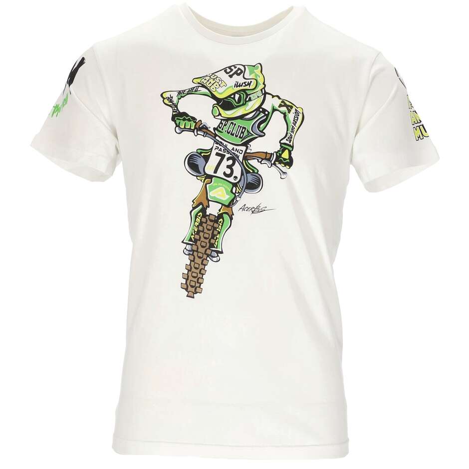 T-Shirt Acerbis T-SHIRT SP CLUB RIDER Bianco taglia XL