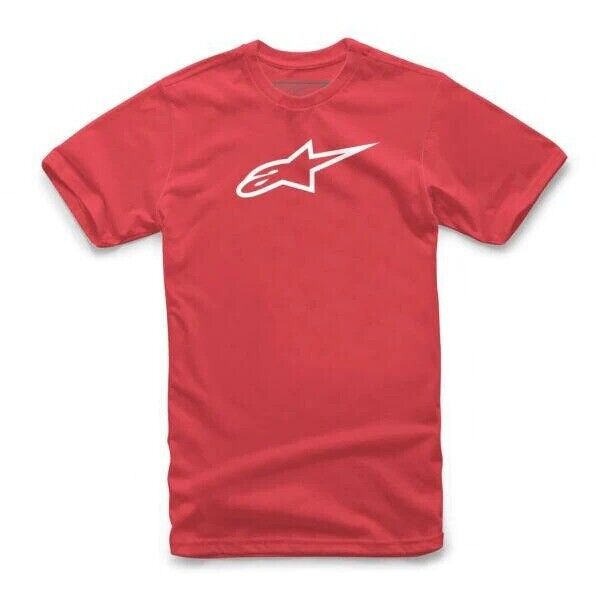 T-Shirt Casual Alpinestars AGELESS CLASSIC TEE Rosso Bianco taglia 2XL