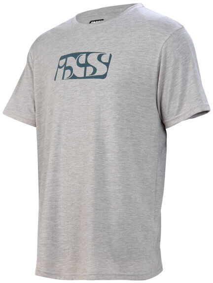 T-Shirt iXS BRAND Grigio Blu Navy taglia XS