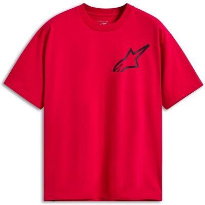 Maglia Alpinestars ONE OVERSIZED SS CSF Rosso taglia L Maglia Alpinestars ONE OVERSIZED SS CSF Rosso taglia L