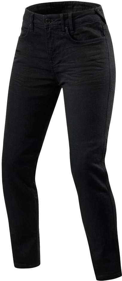 Jeans Moto Donna Rev'it MAPLE 2 Ladies SK Nero L30 taglia 28