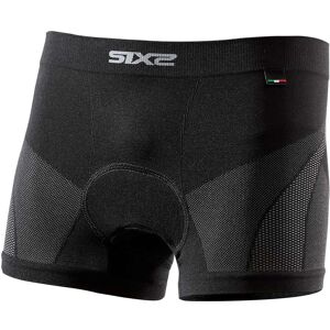 Boxer Con Fondello Endurance Sixs BOX6 V2 Black Carbon taglia 3XL/4XL