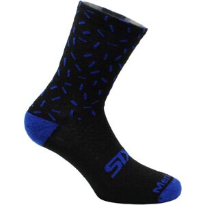 Calza Ciclismo in Lana merinos invernale Sixs Nero blu taglia 40-43