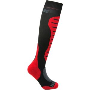 Calza Moto Merinos Sixs MOTS MERINOS Rosso Nero taglia 35-38