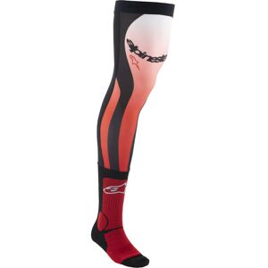 Calze Moto Cross Enduro Alpinestars KNEE BRACE SOCKS Bianco taglia S/M