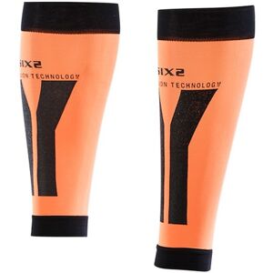 Fascia Polpaccio Compressiva Sixs Classe 2 Arancio Nero taglia S