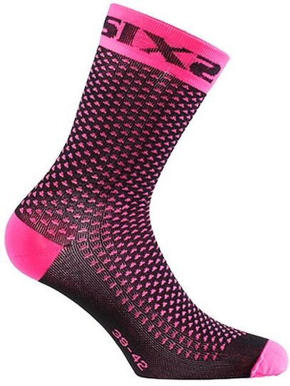 Calza Corta Compressiva SIXS Rosa taglia 47-49